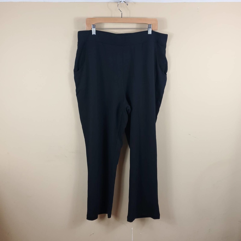 Universal Standard Black Straight-Leg Lounge Pants Size 18/20